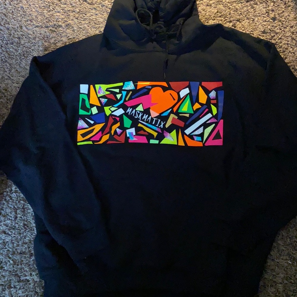 MA$KMATIX🎨 ABSTRACT HOODIE - Picture 2 of 4
